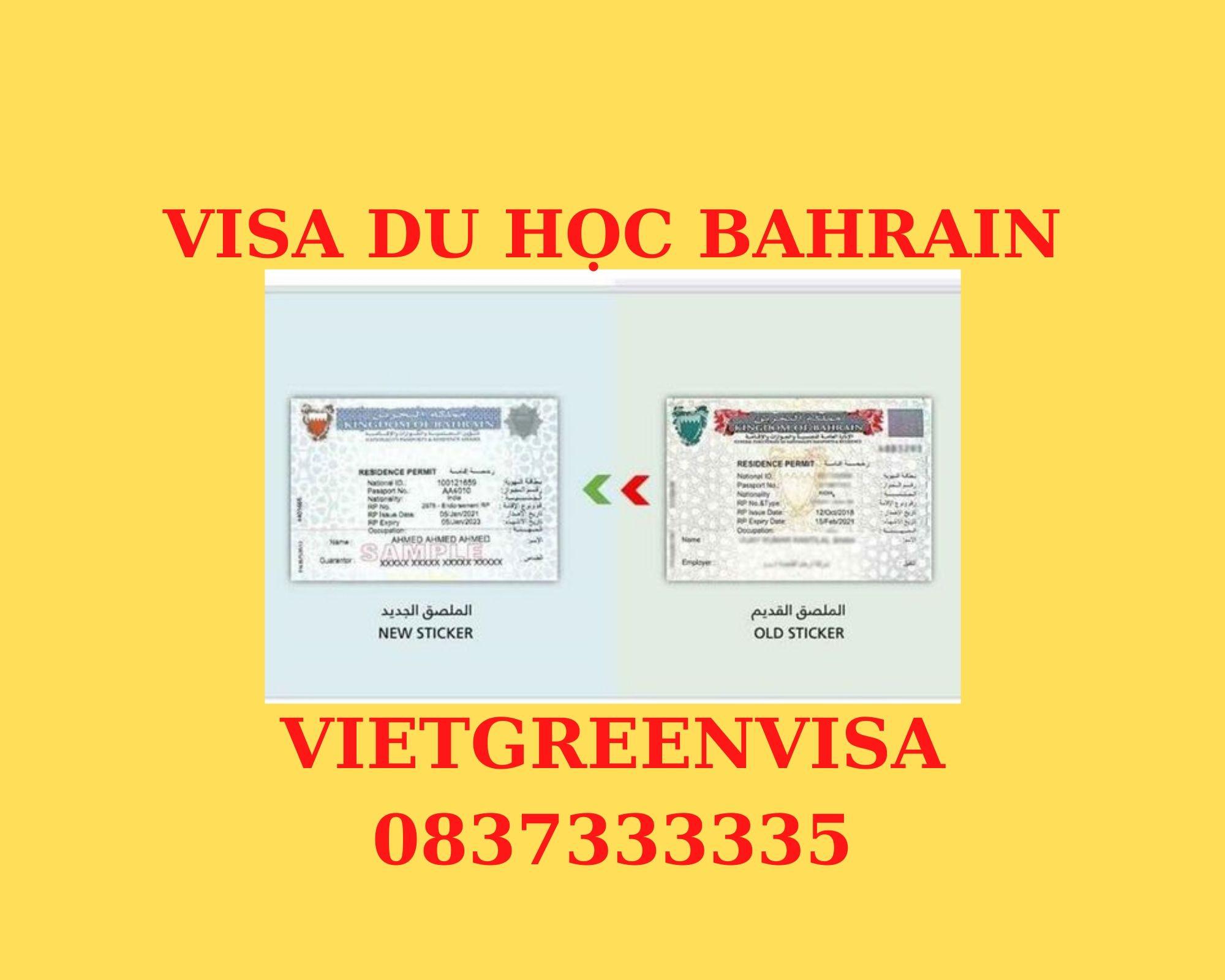 Dịch vụ làm visa du học Bahrain, Visa học đại học Bahrain