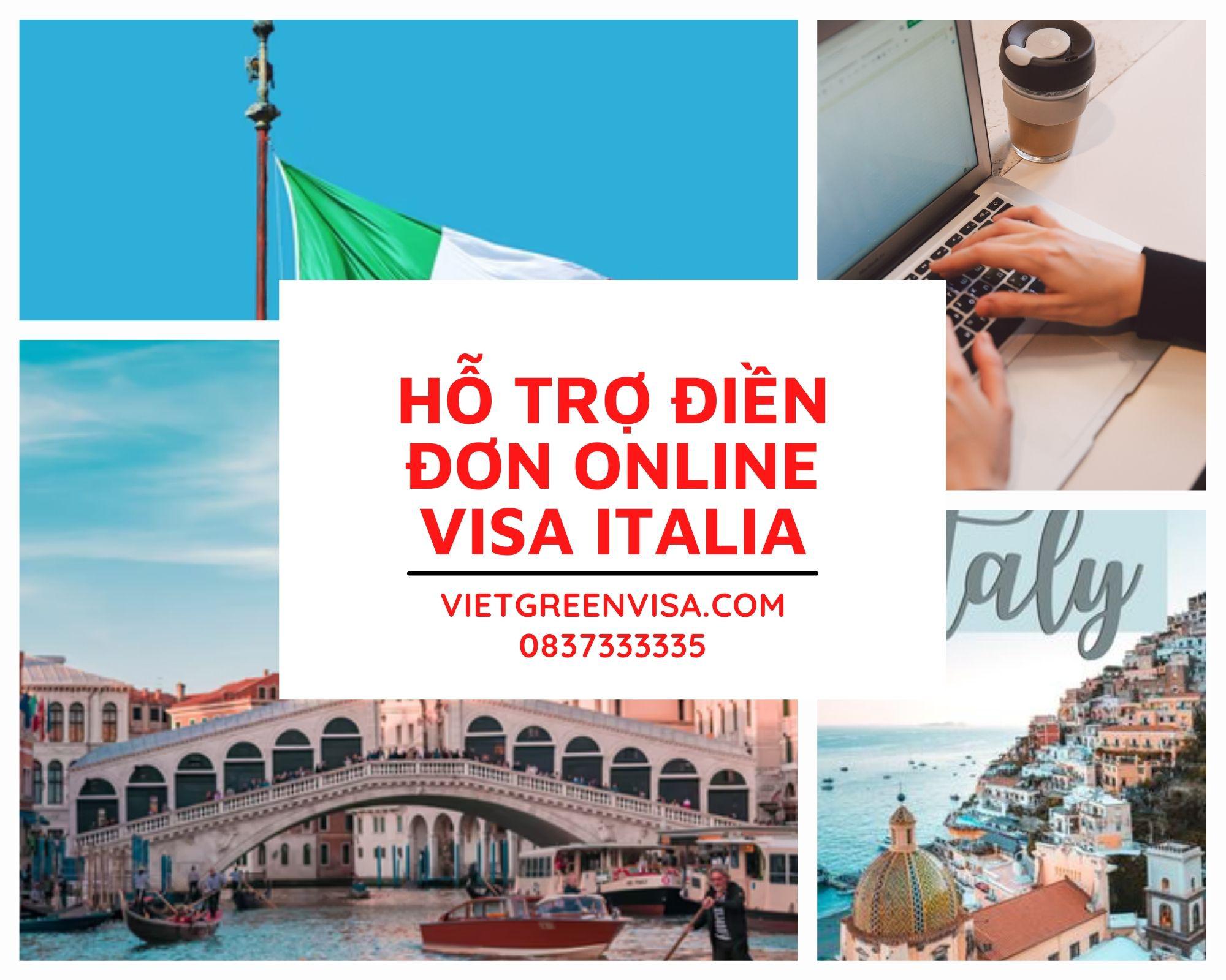 Hỗ trợ điền đơn visa Italia online nhanh