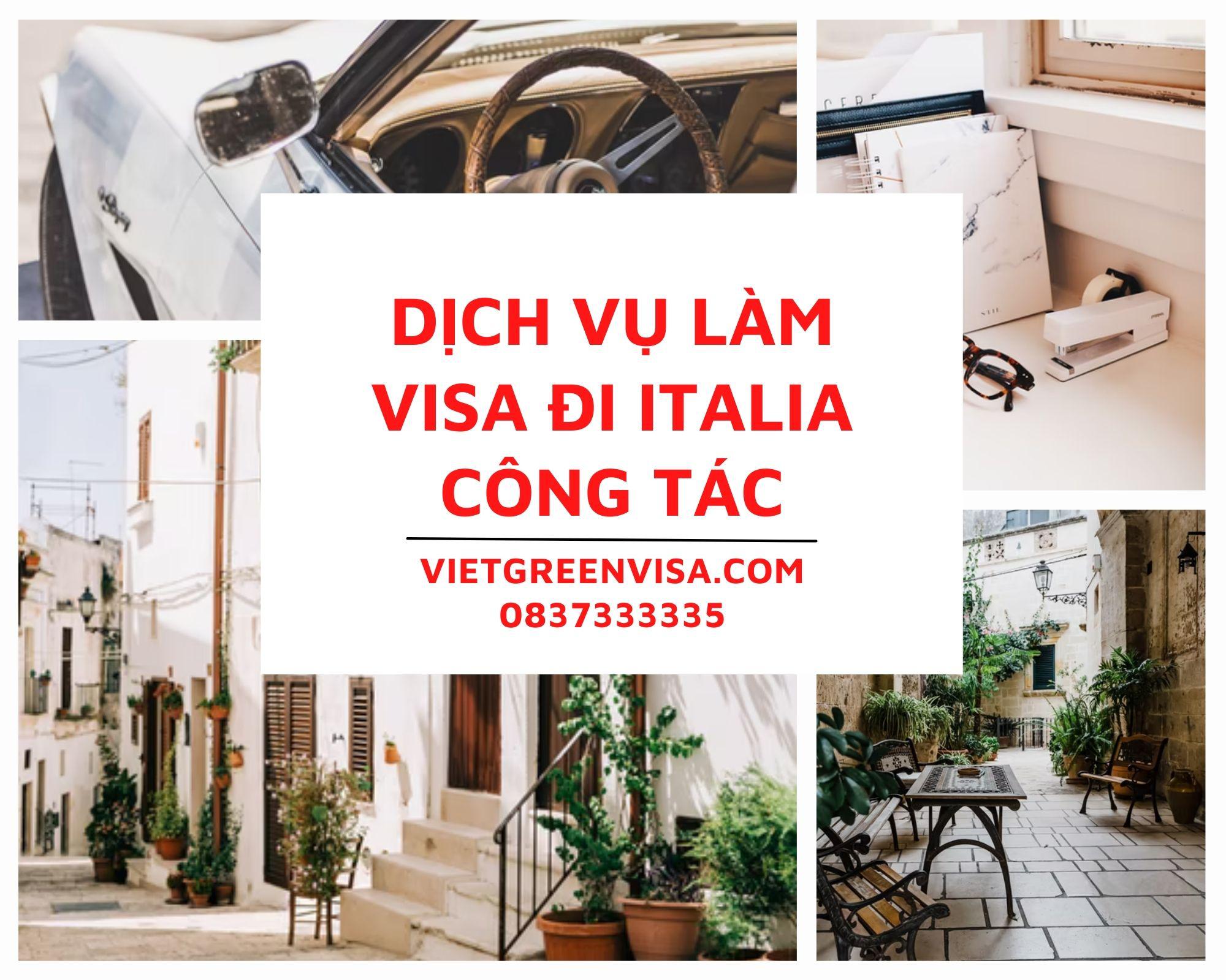 Hỗ trợ làm visa đi Italia công tác trọn gói