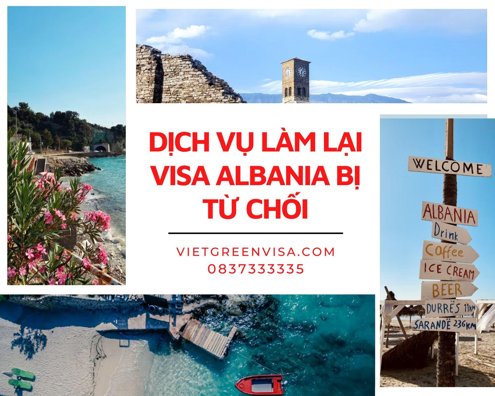 Xử lý visa Albania bị từ chối trọn gói