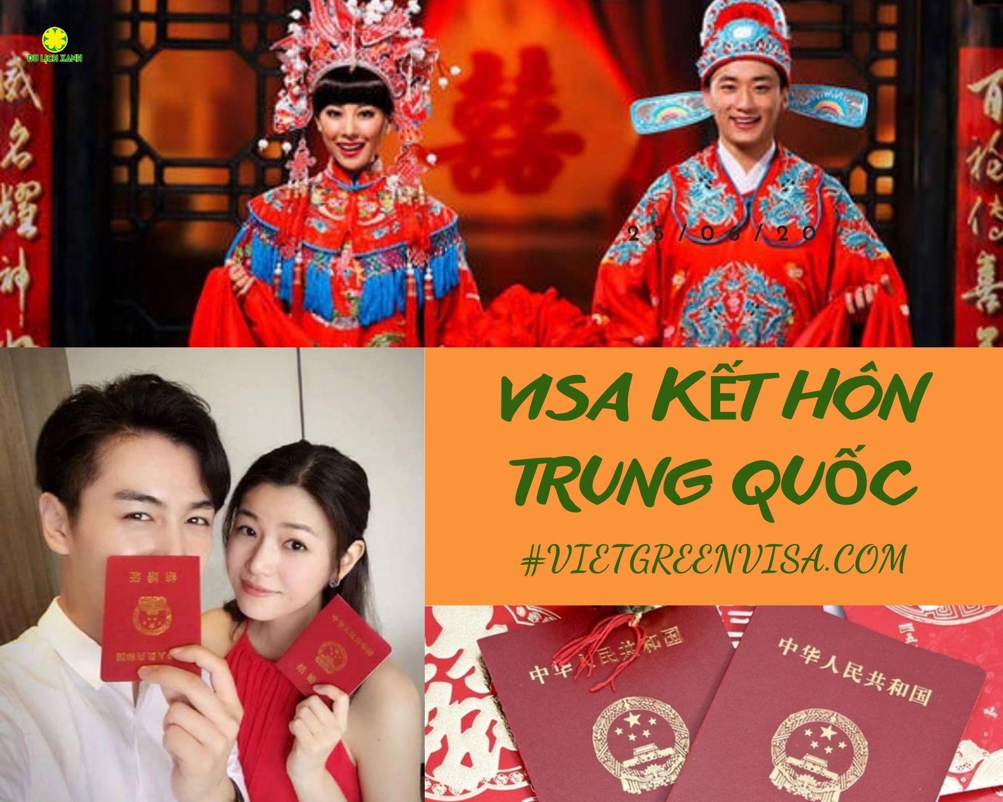 Dịch vụ xin Visa sang Trung Quốc tổ chức đám cưới, kết hôn