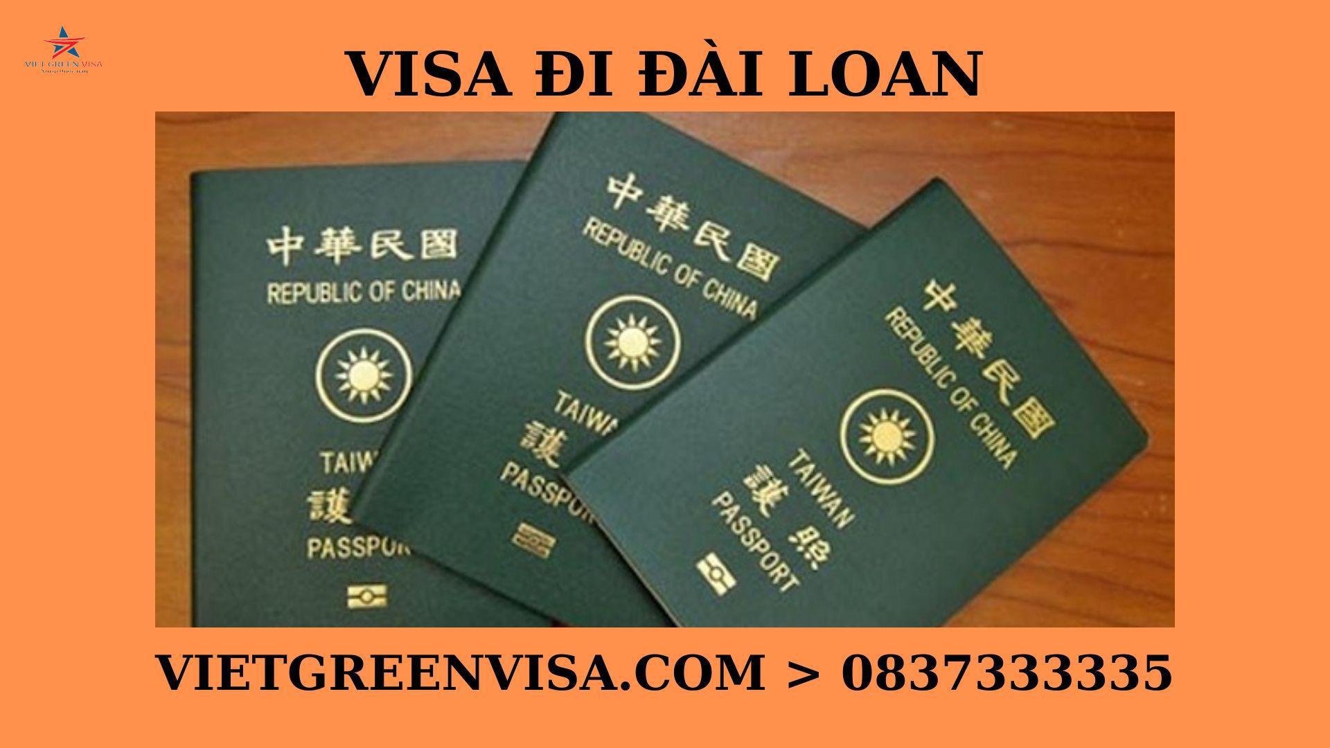 Dịch vụ làm Visa công tác Đài Loan trọn gói uy tín
