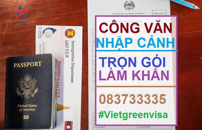 Xin công văn nhập cảnh Việt Nam cho người Lào