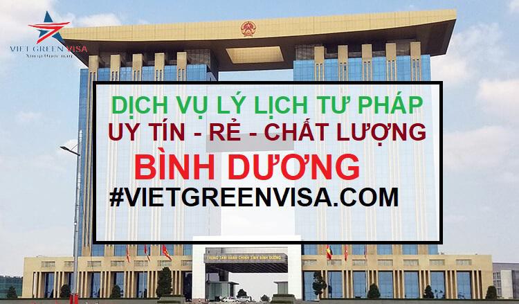 Dịch vụ làm lý lịch tư pháp tại Bình Dương trọn gói