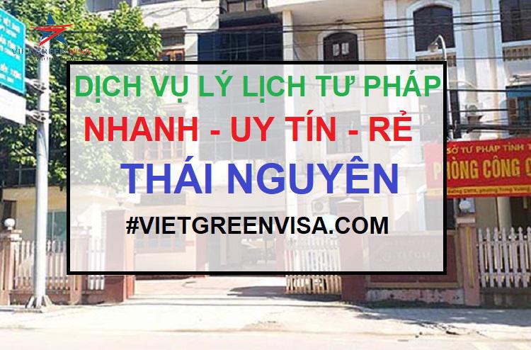 Dịch vụ làm lý lịch tư pháp tại Thái Nguyên trọn gói