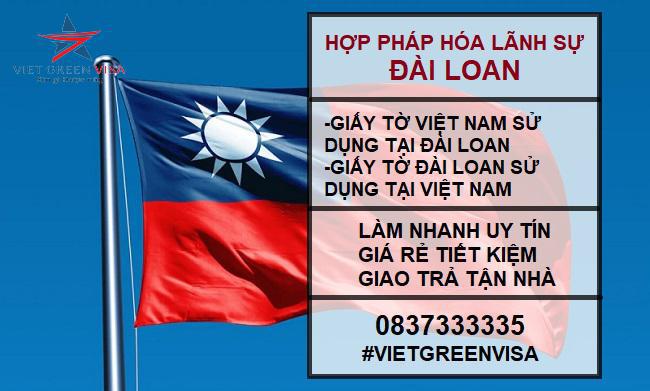 Hợp pháp hóa Lãnh sự Đài Loan uy tín