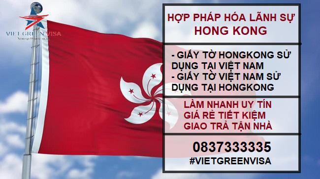 Hợp pháp hóa Lãnh sự Hong Kong trọn gói