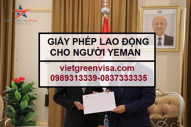 Dịch vụ xin giấy phép lao động cho người Yemen uy tín