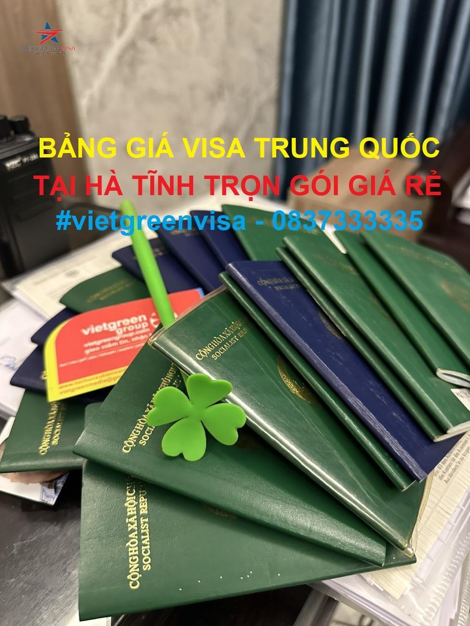 Dịch vụ xin visa Trung Quốc tại Hà Tĩnh uy tín