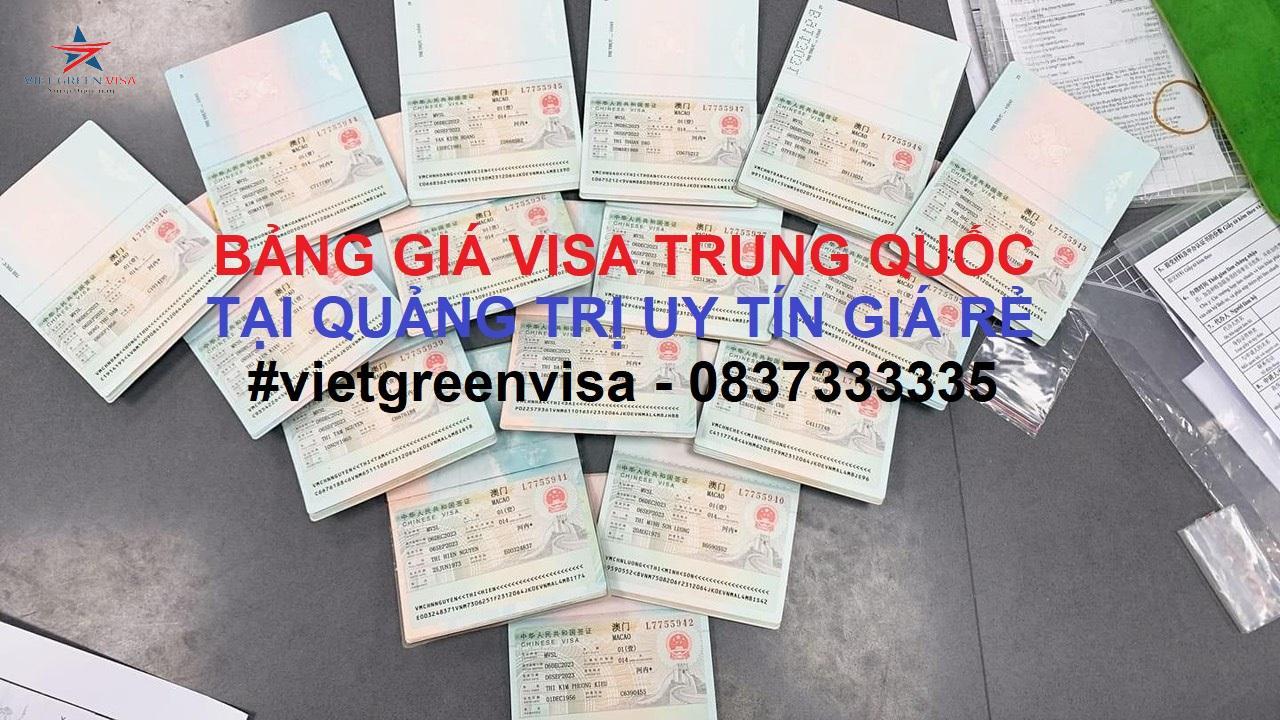 Dịch vụ xin visa Trung Quốc tại Quảng Trị uy tín nhanh chóng