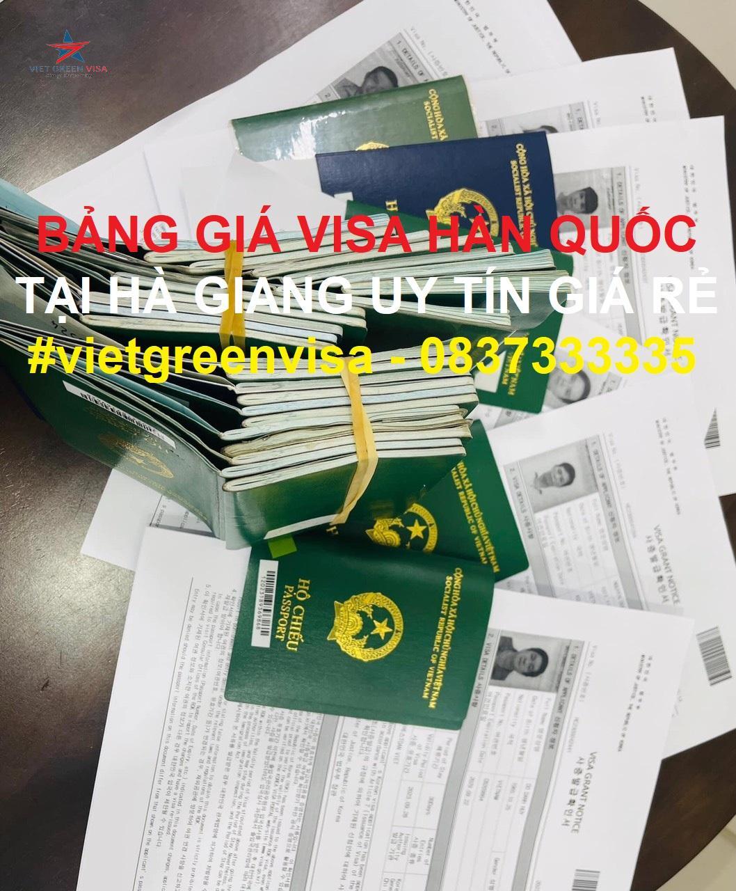 Dịch vụ xin visa Hàn Quốc tại Hà Giang uy tín nhanh chóng