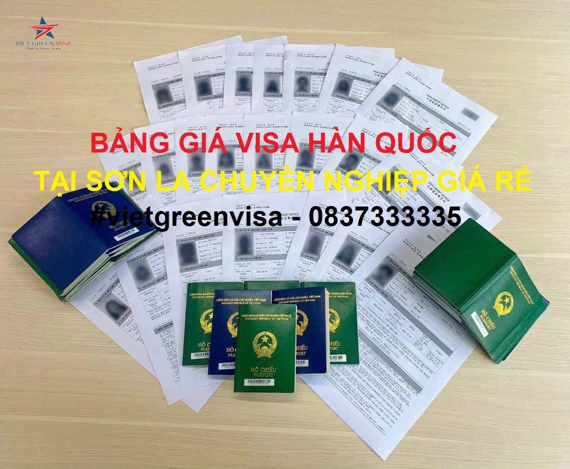 Dịch vụ xin visa Hàn Quốc tại Sơn La trọn gói