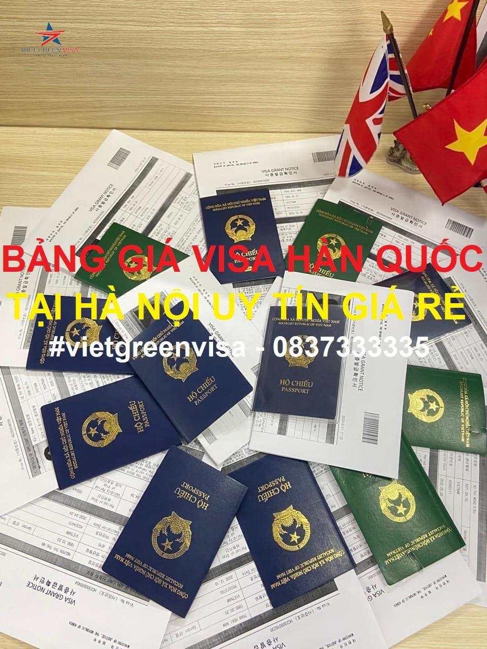 Dịch vụ xin visa Hàn Quốc tại Hà Nội uy tín