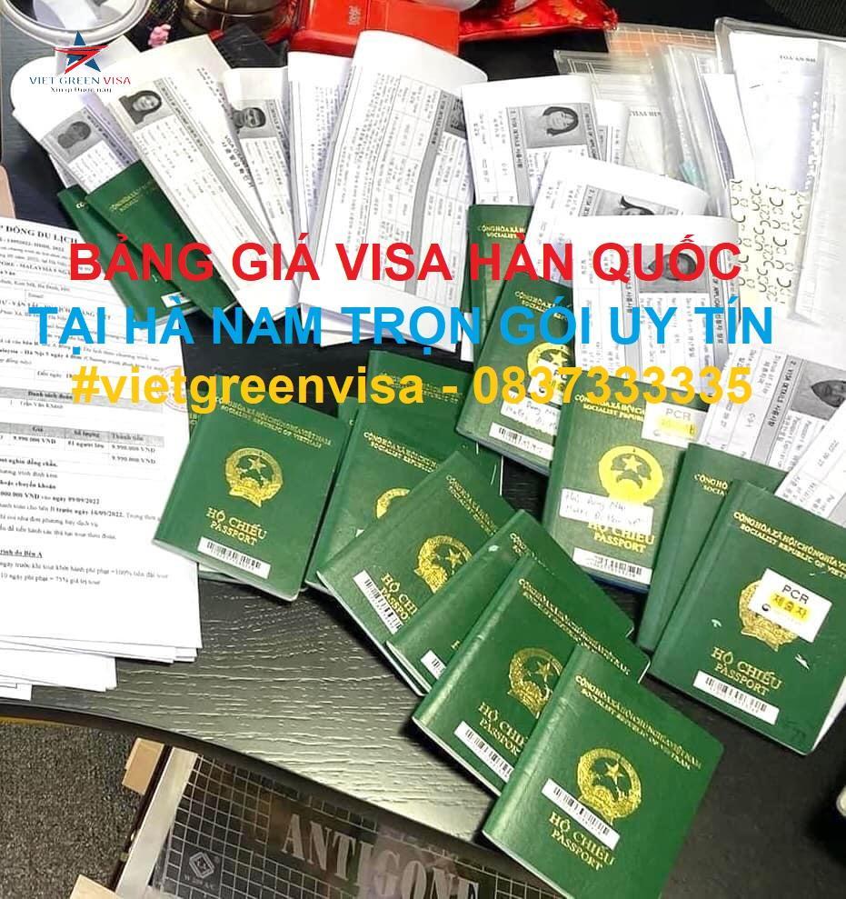Dịch vụ xin visa Hàn Quốc tại Hà Nam chuyên nghiệp