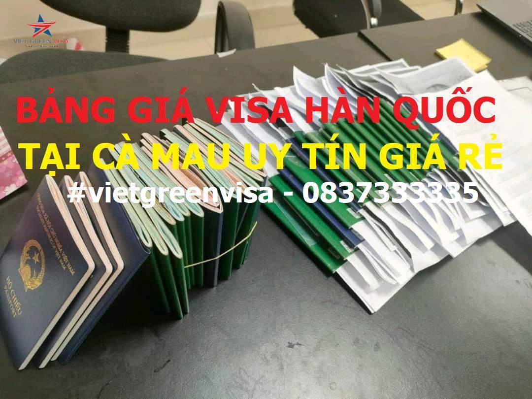 Dịch vụ xin visa Hàn Quốc tại Cà Mau giá tốt nhất