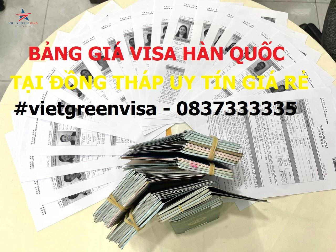 Dịch vụ xin visa Hàn Quốc tại Đồng Tháp uy tín giá rẻ