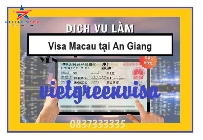 Dịch vụ xin Visa Macau tại An Giang uy tín