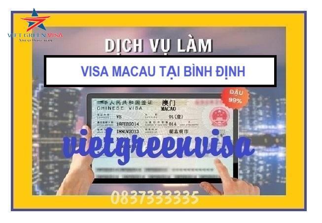 Dịch vụ làm Visa Macau tại Bình Định nhanh nhất