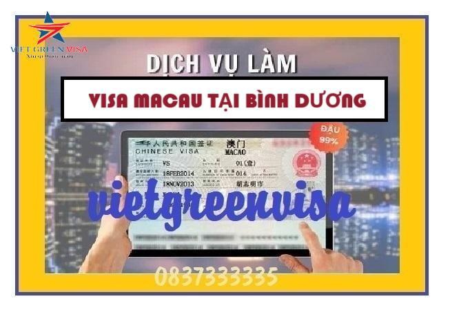 Dịch vụ làm Visa Macau tại Bình Dương uy tín nhất