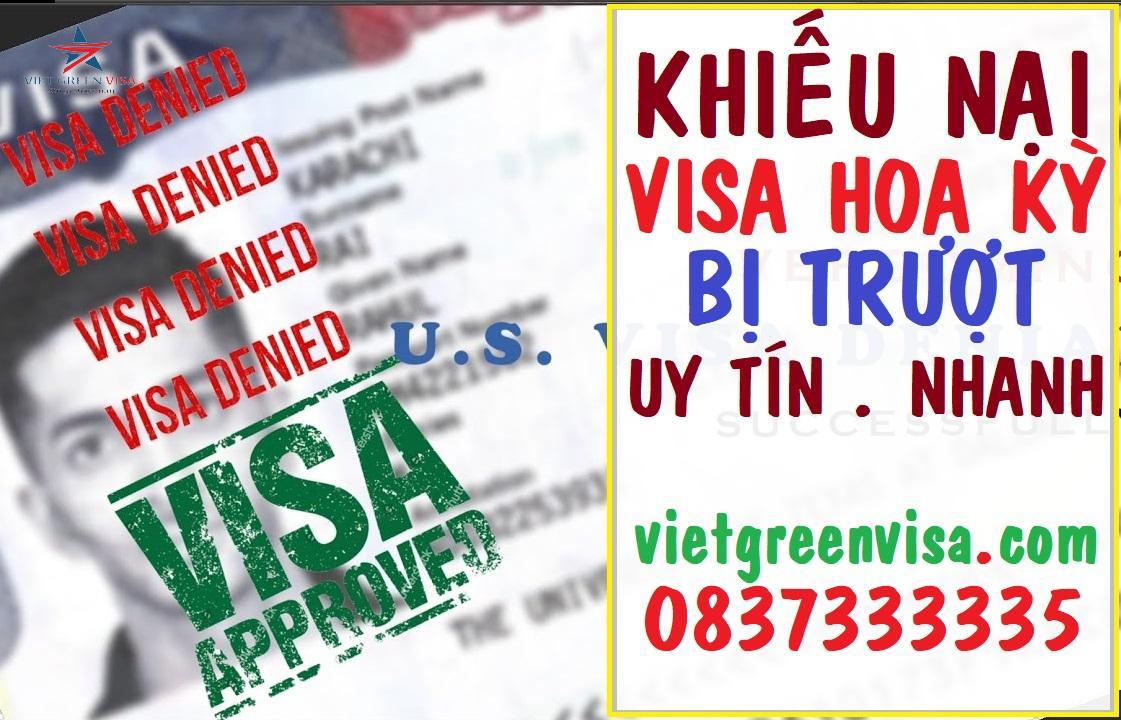 Khiếu nại visa Mỹ bị trượt, Kháng cáo xin visa Mỹ bị từ chối