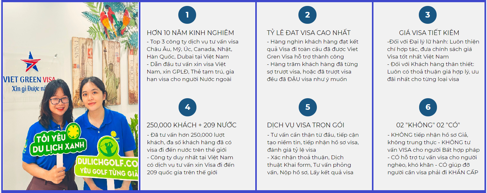 Viet Green Visa, Miễn thị thực, Thị thực một lần nhập cảnh, Thị thực nhiều lần nhập cảnh