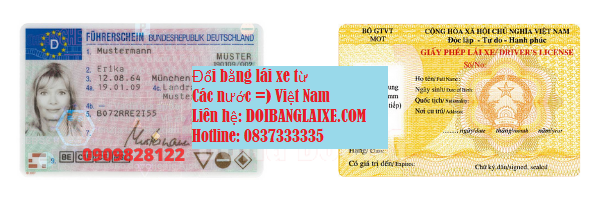 đổi bằng lái xe Pháp, đổi giấy phép lái xe Pháp, đổi gplx Pháp, đổi bằng lái xe Pháp sang việt nam,