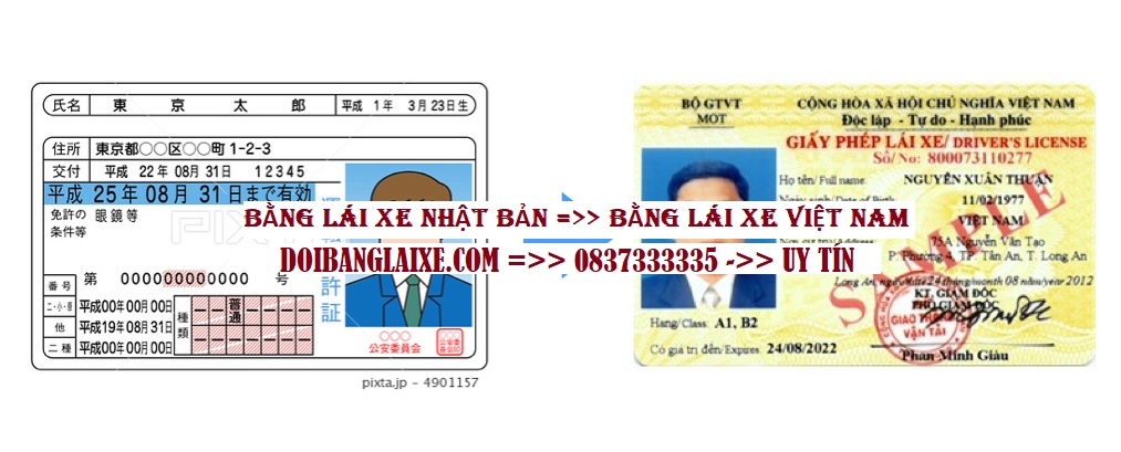 đổi bằng lái xe nhật bản, đổi giấy phép lái xe nhật bản, đổi gplx nhật bản, đổi bằng lái xe nhật bản sang việt nam